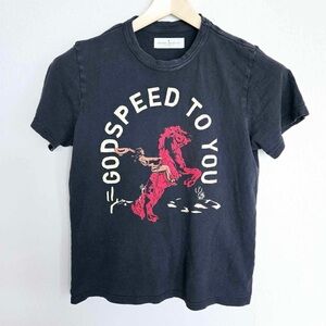 Imogene + Willie Black Graphic Tee